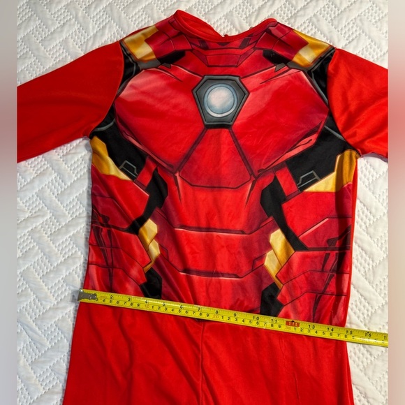 Marvel Ironman Polyester Full Body Red Black Super Hero Costume Youth Medium - Picture 4 of 7